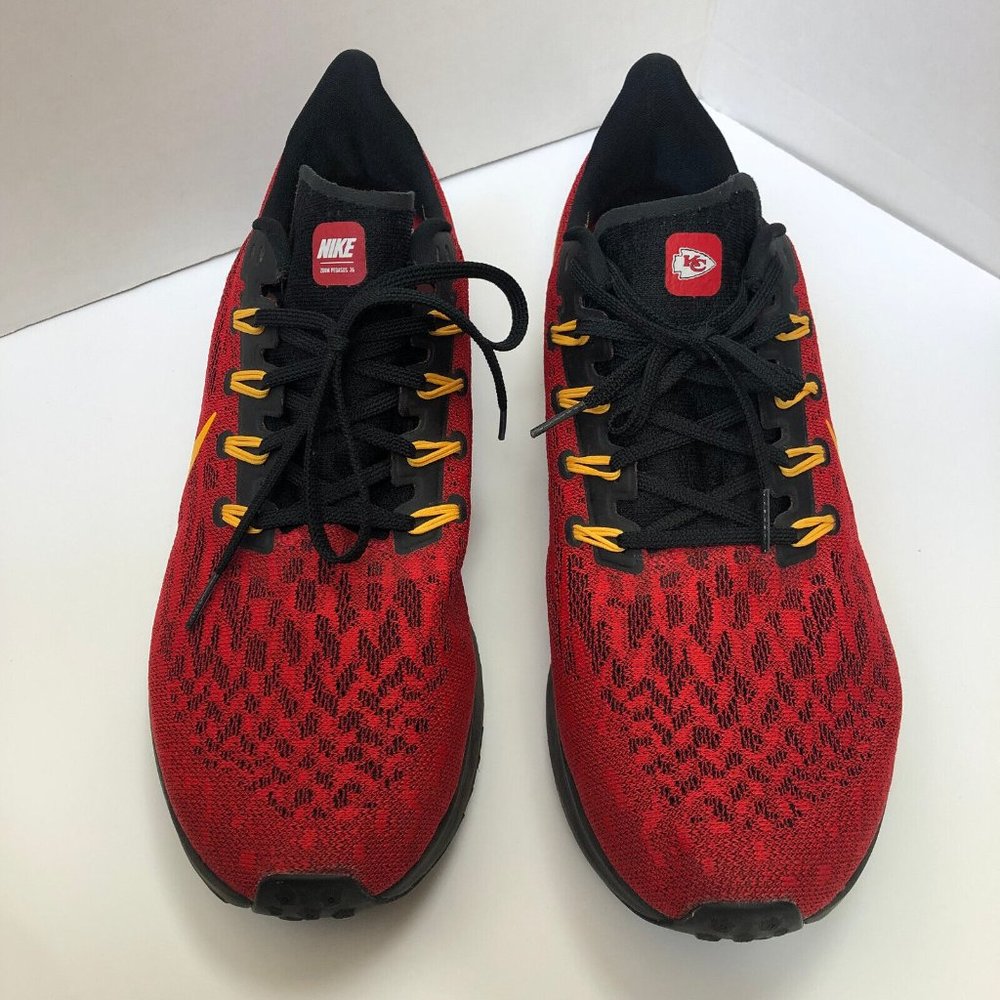 Nike Air Zoom Pegasus 36 NFL Kansas City Chiefs CI1930-600 Men's Size 12.5 - Picture 3 of 9